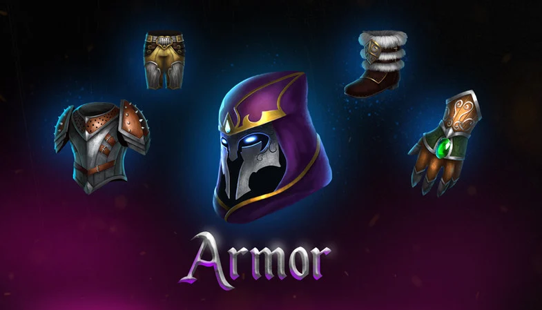 160 Fantasy Icons: armor set artwork
