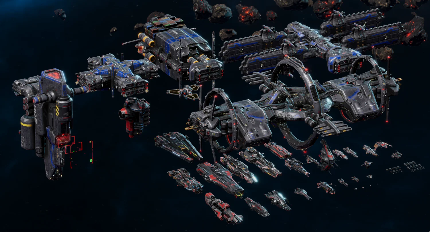 Battleships 2: ships and orbital structures